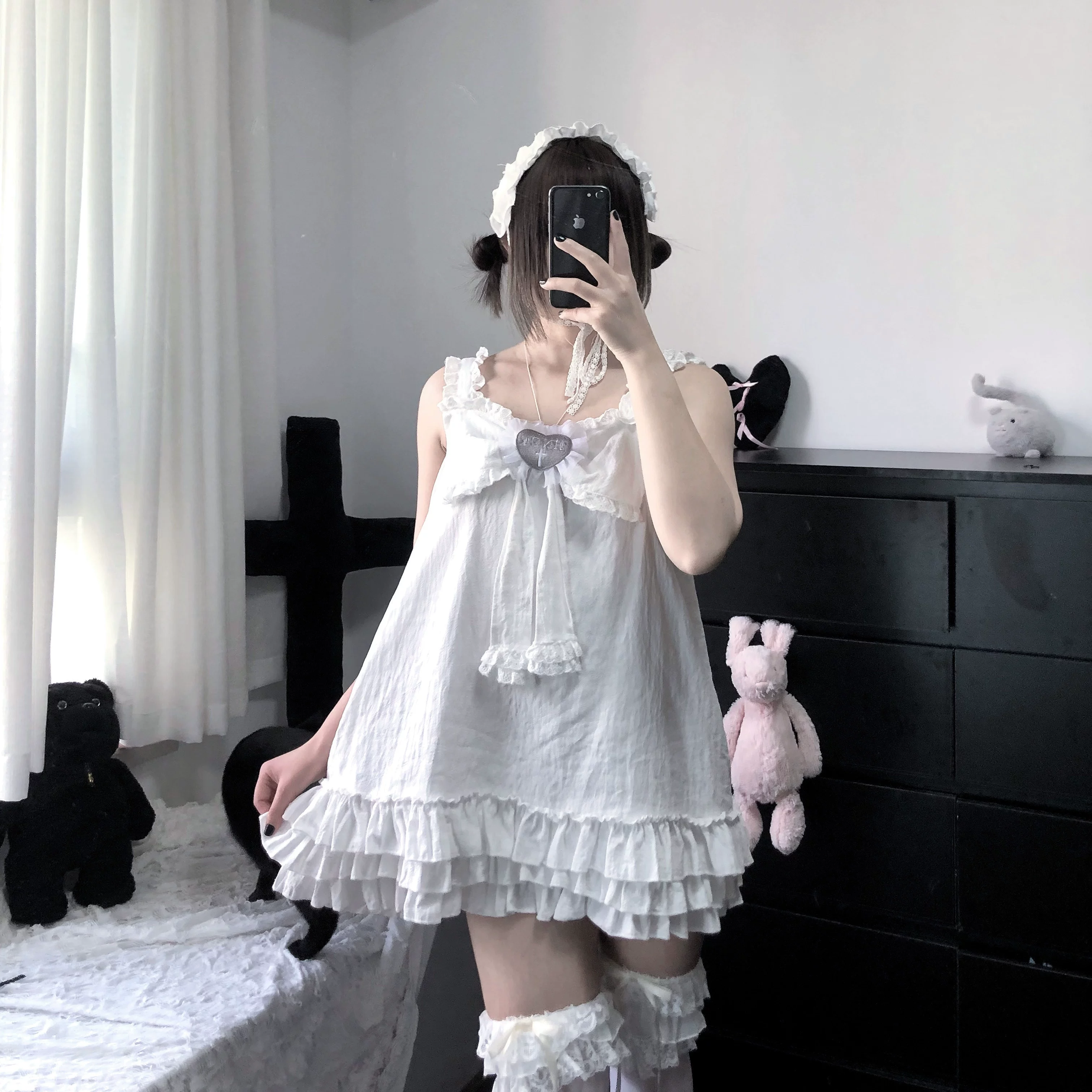 - Cross Heart - Hu Nao Электронная волна оригинальный дизайн кукла ощущение старый маленький юбка торт юбка платье