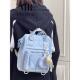 Japanese and Korean Girl Style Cute Backpack for Female Students, Casual and Versatile Small Backpack, Light Yellow Vertical