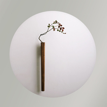 String Between living objects Flower vase Black Walnut wall Hanging Zen flower arrangement Flower vase Tea ceremony Tea room space decoration