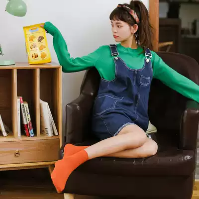 Pure cotton socks children South Korea Joker winter mid-barrel tide Korean version of Japanese Academy style ladies autumn and winter students soft sister