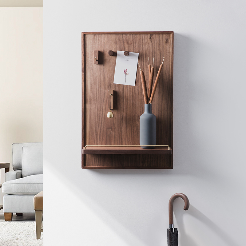 Meter box cover box decorative painting switch box black walnut weak current box multimedia box decorative box wall hanging customization