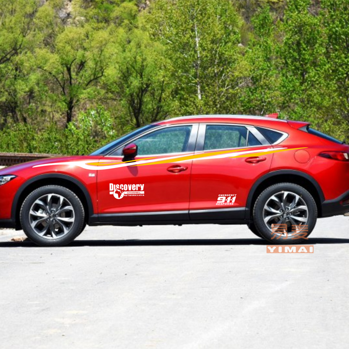 MazdaCX-4 body waist line color strip modified pull flower CX-5 door personality decorative car stickers