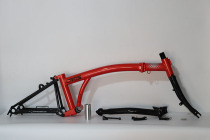 CRIUS Xiaobu folding bicycle frame color matching 74 112 130mm modified external speed wheel set 16 inches 349