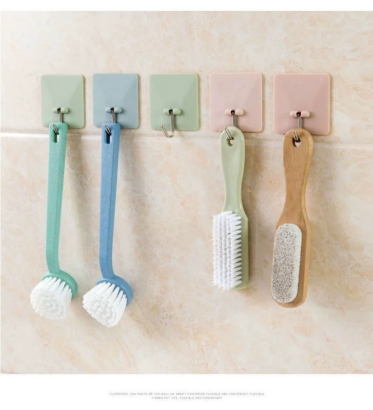 Đồ dùng nhà bếp, phụ kiện, giá đỡ, đồ trang trí nhà bếp, móc bếp, đồ tạo tác không đục lỗ, đồ dùng thiết thực - Phòng bếp chảo inox