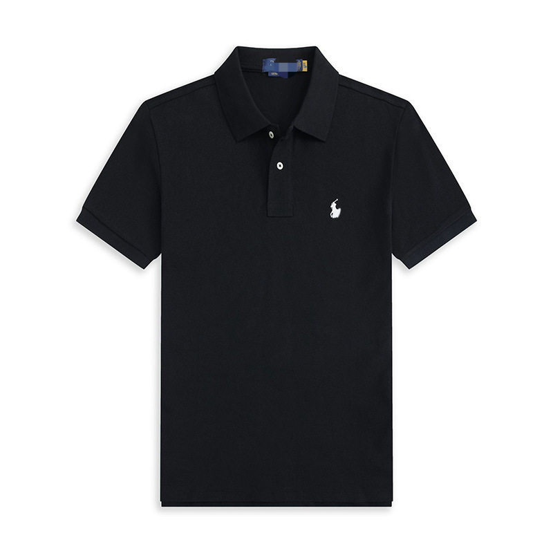 American Polo Shirt for Men, Short-Sleeve, Turn-Down Collar, Embroidered Pony Logo, Business Casual, Pure Cotton, Breathable T-Shirt with a High-End Feel American Polo Shirt for Men, Short-Sleeve, Turn-Down Collar, Embroidered Pony Logo, Business Casual, Pure Cotton, Breathable T-Shirt with a High-End Feel