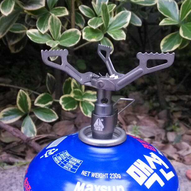 Brothers outdoor small furnace head ultralight BRS-3000T micro-head portable titanium alloy camping integrated gas stove