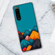 Sony Xperia 5 IV Phone Cases Covers Giant Wave Illustration Silicone TPU