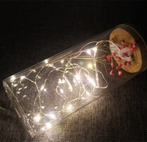 Waterproof led light Gift box decorative color light Flashing light Star light Button small battery light Wedding scene decorative light