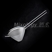 Stainless steel triangle drain net Double ice filter Funnel filter thickened encrypted oil grid Tea colander