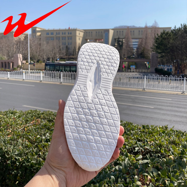 China Double Star Physical Store Genuine Slip-On Soft Elastic Cushioning Walking Shoes Spring and Autumn Mesh Breathable Women's Sports Shoes