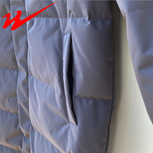 Clearance of Discontinued Sizes: Double Star Men's Winter down Jacket, Water-Resistant, Hooded, Windproof, Warm Coat for Outdoor Sports, Mid-Length