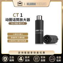 KlarkTeknik microphone intensifier CT1 compact moving coil microphone quality preamplifier power amplifier