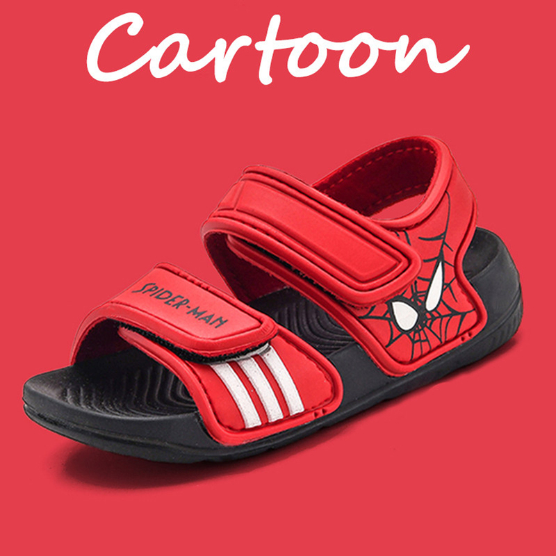 Boys' Sandals, Girls' Summer Lightweight Soft-Soled Non-Slip New Style Children's Spider-Man Beach Sandals for Baby Girls Boys' Sandals, Girls' Summer Lightweight Soft-Soled Non-Slip New Style Children's Spider-Man Beach Sandals for Baby Girls