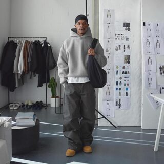 Blankmap American-Style Cleanfit Short Wide Boxy Space Cotton Loose Heavyweight Air Layer Hooded Sweatshirt Set