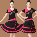 Футболка, мини-юбка, летний комплект, костюм для пожилых людей, 2023, короткий рукав, для среднего возраста