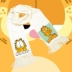 Garfield Bib Coffee Cat Cat Anime hoạt hình dễ thương Sinh viên nam và nữ Cotton Bib Khăn