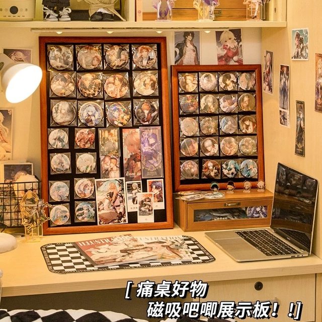 Storage box wall hanging photo frame valley beauty display shelf