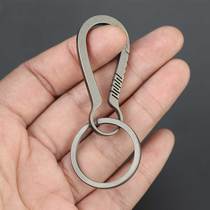Titanium alloy buckle outdoor mountaineering fast hanging camping waist hanging simple key chain mens personality creative EDC adhesive hook
