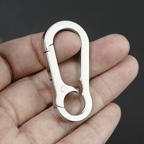316 stainless steel key chain mountaineering buckle outdoor adhesive hook EDC backpack Quick hanging accessories fast buckle mens Horseshoe buckle