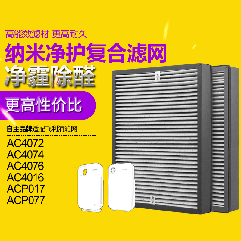 Adapted to the Philips AC4076 4016 4074 filter 4147 filter ACP017 077 clamp carbon cloth
