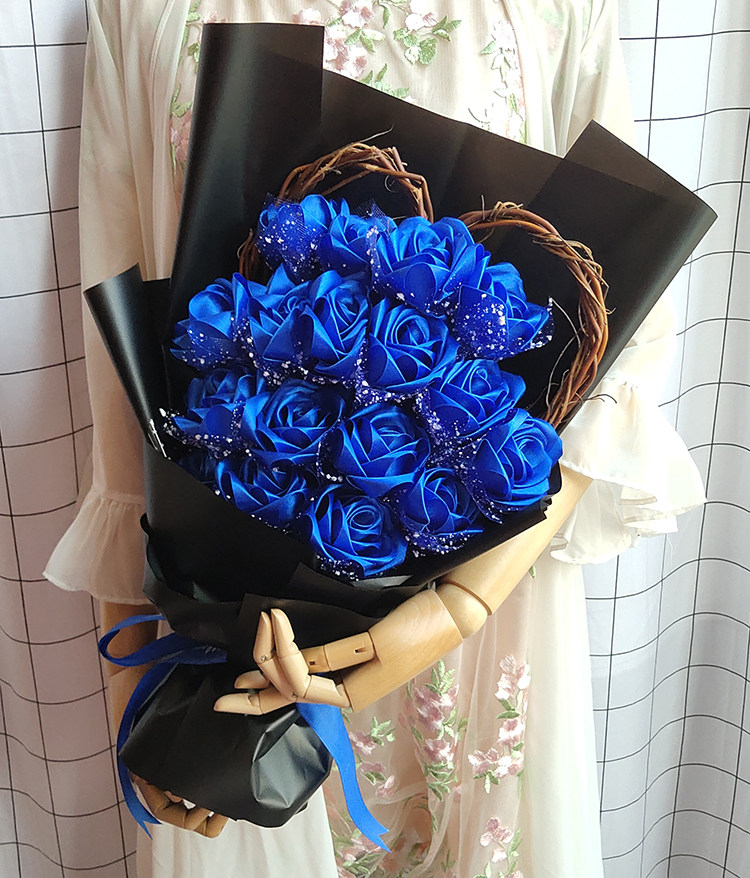 Ribbon Rose Folded Paper Bouquet Material Bag Handmade Rose Bouquet Diy Material Bag Homemade Satin Flowers tutorial