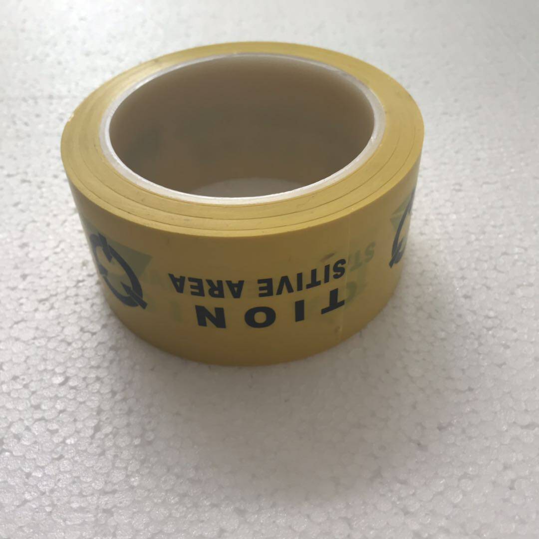Yellow Black Warning Adhesive Tape Printed Word Tape Warning Tone Landmarks Adhesive Tape ESD PVC warning floor adhesive tape