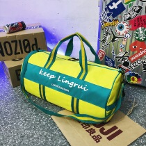 Travel bag female portable sports bag men fashion trend portable fitness bag short-distance dry and wet separation training bag