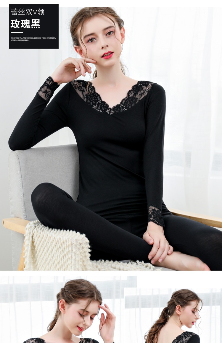 Nam Cực quần áo ấm quần lót nữ cơ thể mỏng phần mùa đông phương thức chạm đáy áo mùa thu quần áo nữ đơn áo sơ mi áo giữ nhiệt nữ cổ tròn