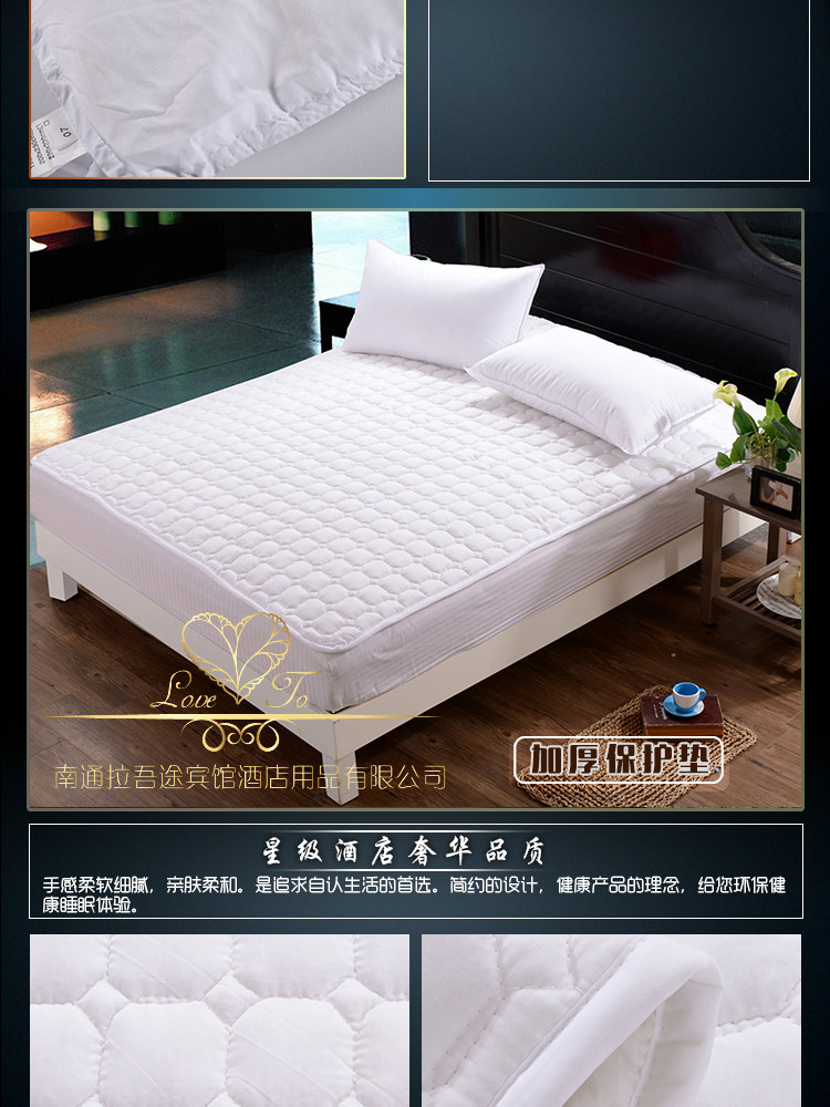Khách sạn giường ngủ bán buôn đệm giường Simmons bảo vệ pad khách sạn thảm chống trượt được tùy chỉnh bởi nệm đệm lò xo hanvico
