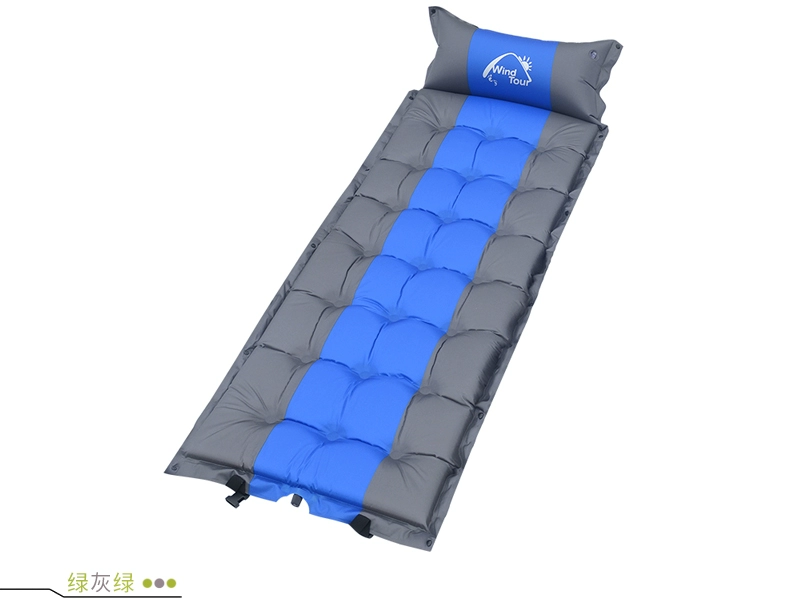 Đệm bơm hơi tự động đệm ngủ pad ngoài trời mở rộng dày với gối bơm đệm đệm nghỉ trưa có thể được khâu mat - Thảm chống ẩm / Mat / Gối chiếu ngủ văn phòng