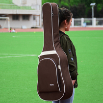 Thickened folk guitar bag 40 inch 41 inch waterproof shockproof beginner students with piano box simple shoulder backpack