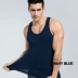 Vest đáy quần thể thao áo thun nam Slim cotton thoáng khí mùa hè co giãn - Áo vest Áo vest