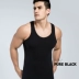 MiiOW / cat man nam vest nam cotton thoáng khí tự luyện thể dục thể thao chạm đáy áo mùa hè - Áo vest Áo vest