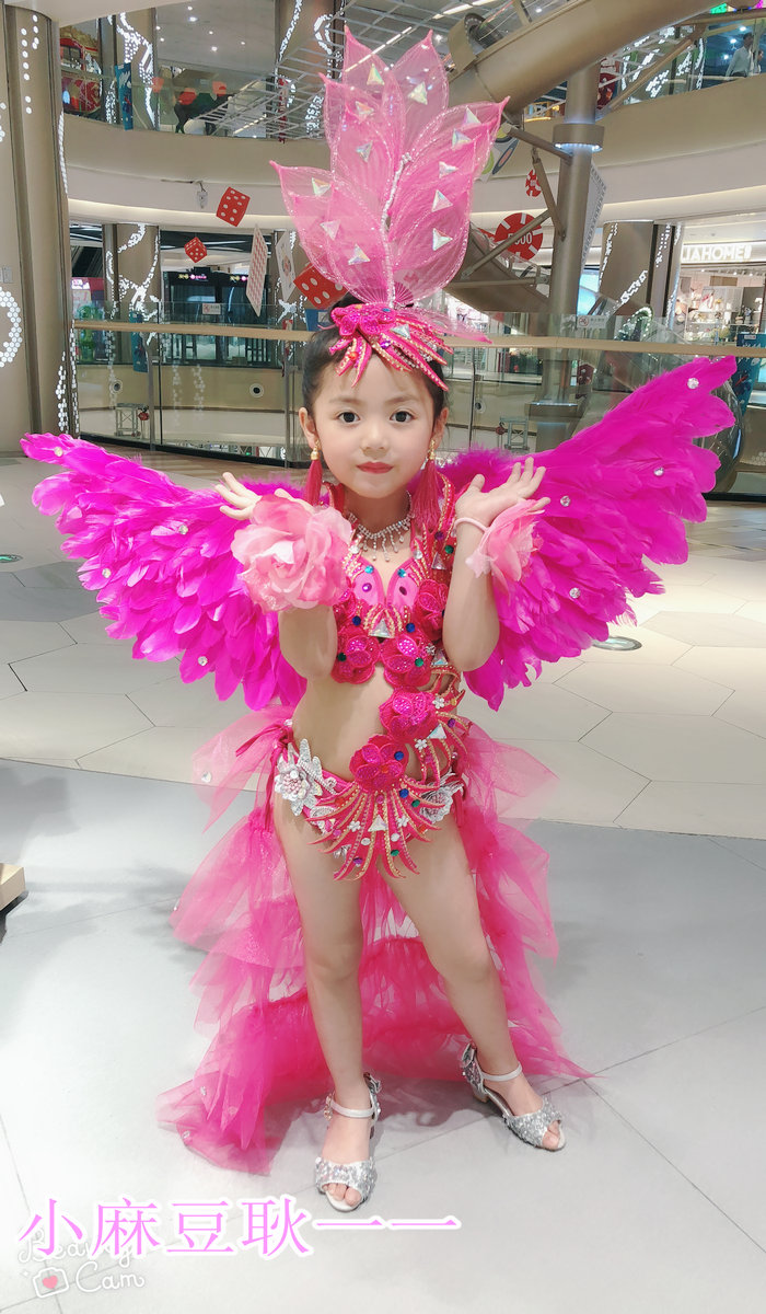Cô gái Sáng tạo Catwalk Trang phục Bikini Trang phục Cá tính Cô gái Đồ bơi Victoria Show Đồ bơi cho trẻ em - Đồ bơi trẻ em áo tắm dài tay