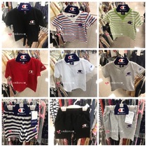 Spot Japanese shop buyer Champion Kid Boy Boy Small Chrome Cotton T - shirt