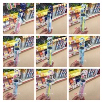 Spot Japanese native lion king children Mickey Minnie soft hair silicone twisting toothbrush 0-2 3-5 6-12 6-12 old