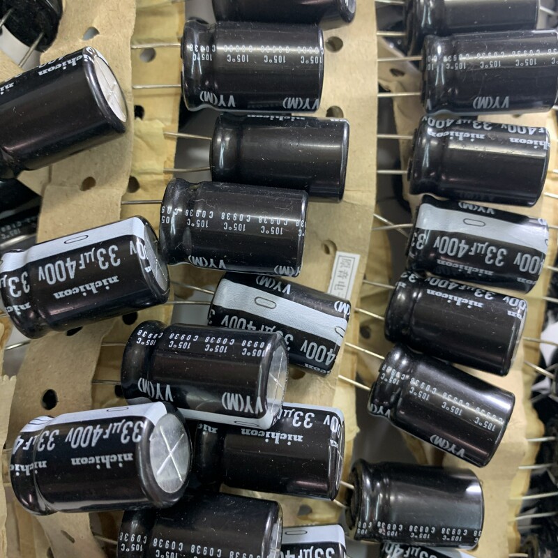 Original brand new Nichicon electrolytic capacitor nichicon33UF400V VYS(M) 16×26mm105℃