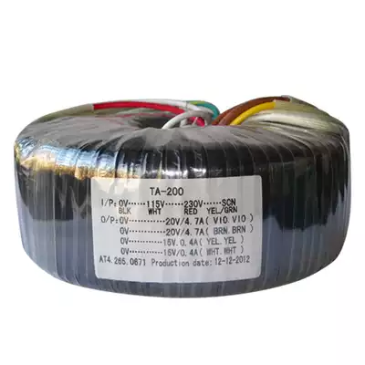 Ring transformer 200W double 20v double 15v ring cow power transformer 115V-230V copper wire