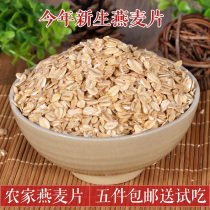 Raw oatmeal new breakfast nutrition coarse grain sugar-free farmhouse high quality whole grains cooking porridge cereal 350g