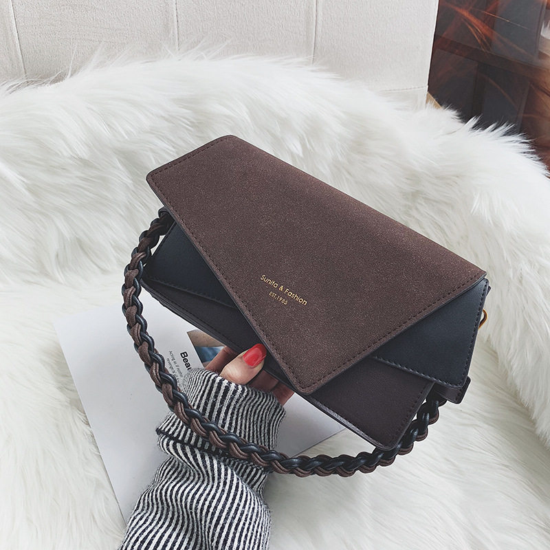 French counter ITCFASHONK store manager pushes ~ new small black bag advanced sense small bag portable messenger bag female