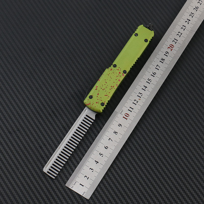 Xiaolong micro-technology biochemical zombie comb Straight jump telescopic comb Hair comb Pet comb Outdoor broken window tool