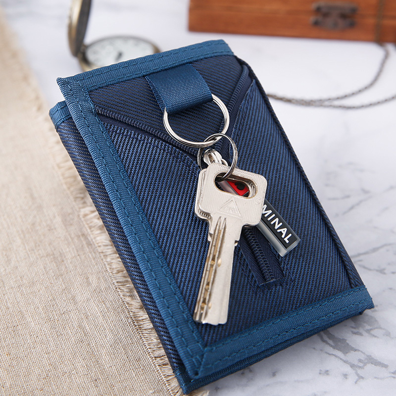 Canvas Wallet for Male Students, 70% off Fold Short Style, Trendy Korean Version, Simple and Compact Wallet with Keychain for High School Teenagers Canvas Wallet for Male Students, 70% off Fold Short Style, Trendy Korean Version, Simple and Compact Wallet with Keychain for High School Teenagers