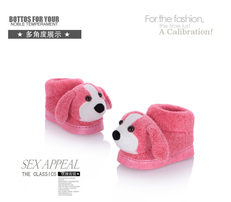 Chaussons enfants en suède pour hiver - semelle plastique - Ref 987015 Image 25