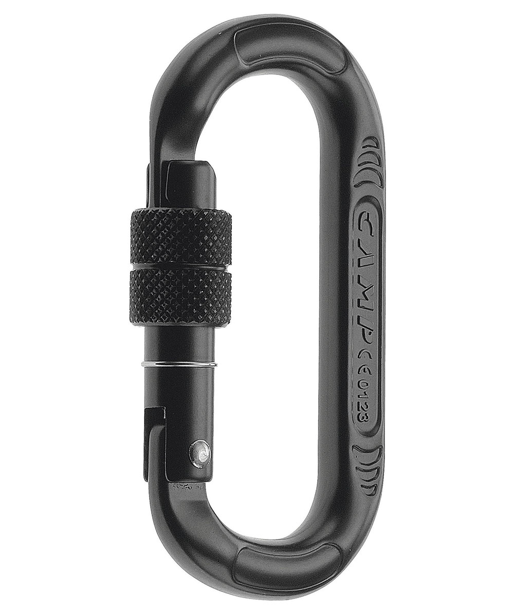 CAMP OVAL LOCK 1115 03 aluminum alloy O type wire buckle main lock black -111503 Safety buckle hook