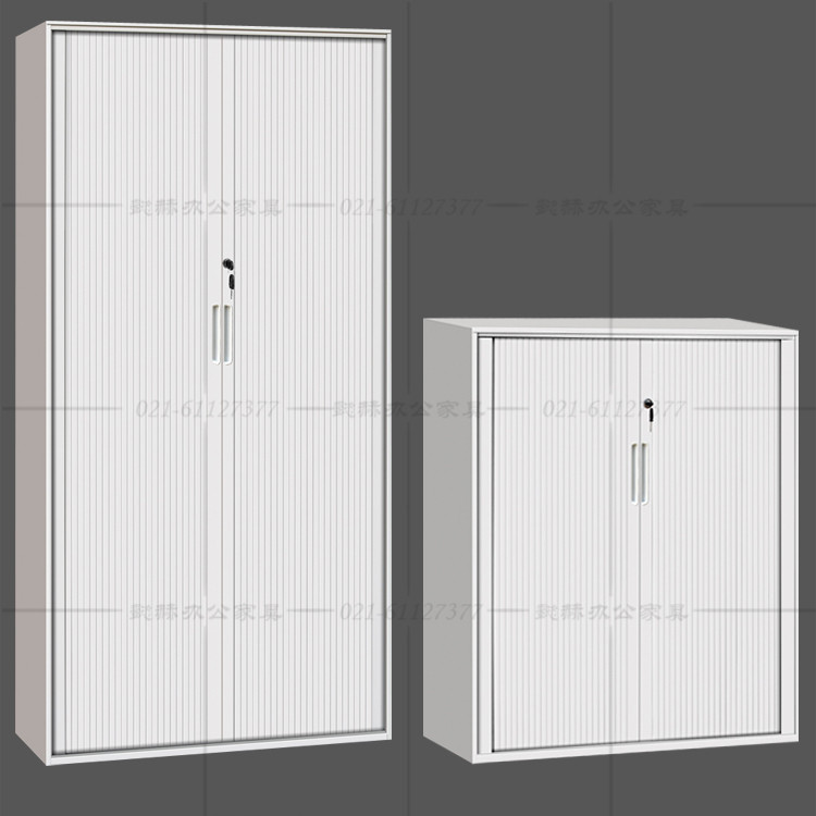 Financial credentials cabinet rolled door cabinet office rolled file cabinet iron storage materials file file cabinet Short cabinet