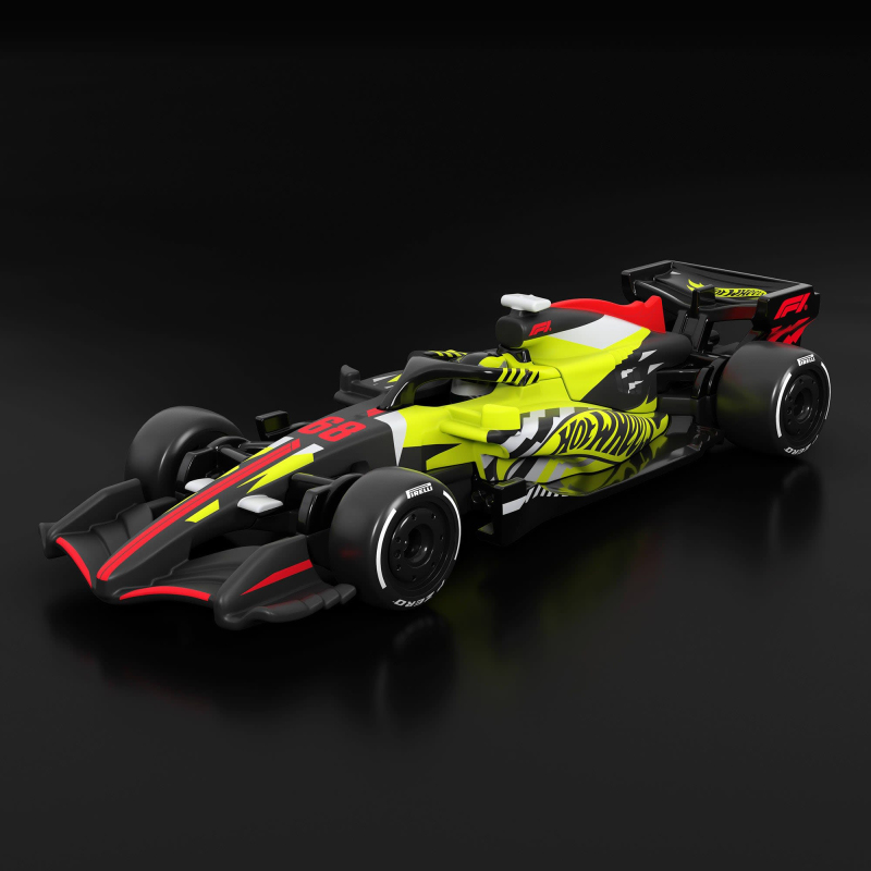 Hot Wheels Rlc Formula 1 Racing Car Model with Detachable Wheels Formula Car Model