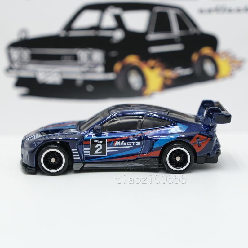 Striped Car Model Hot Wheels Super Treasure 2027B Bmw M4Gt3 Super Treasure Bmw Sth Car Model