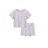 童泰 Детский летний тонкий комплект, детские штаны подходит для мужчин и женщин для девочек для выхода на улицу, короткий рукав