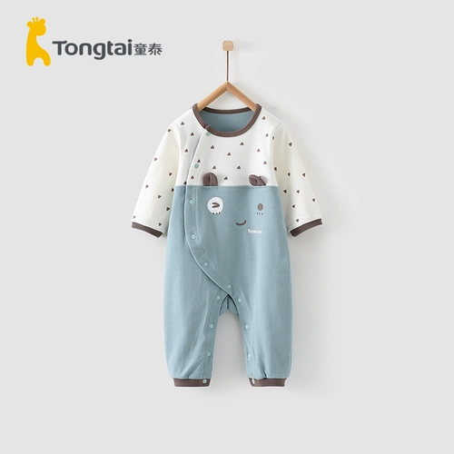 童泰 Осеннее боди для раннего возраста подходит для мужчин и женщин для девочек для отдыха для выхода на улицу, 3-18 мес.