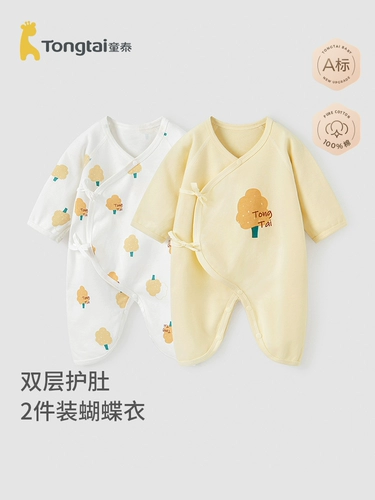 童泰 Детский демисезонный хлопковый комбинезон для новорожденных, детское осеннее боди, 0-6 мес.